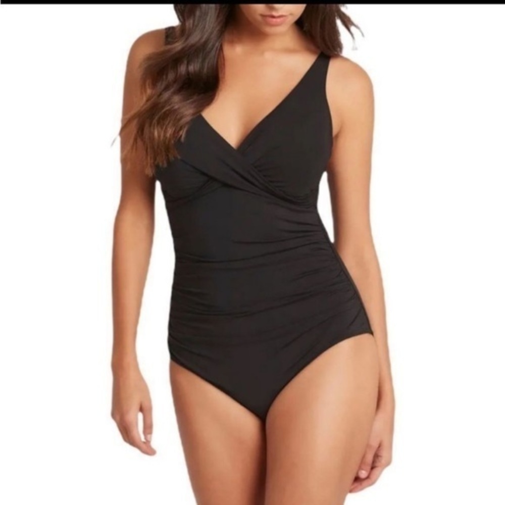 Sea level cross front surplice swimsuit.. NWT